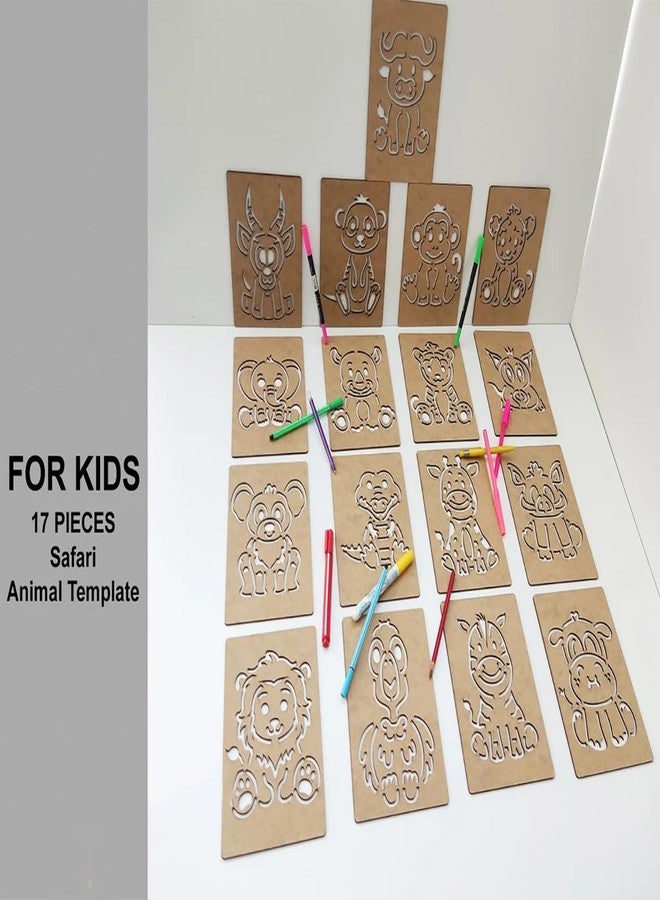 Cliths Montessori Safari Animals Template - 17 Line Templates for Learning About African Wildlife - Image 2